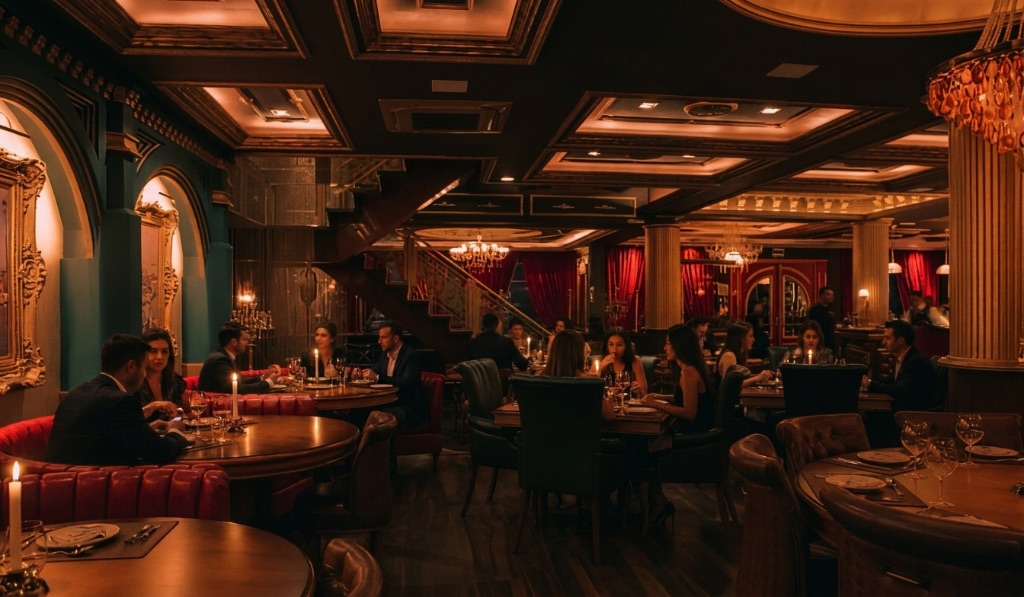 Salão do Restaurante George III em Gramado